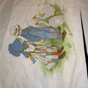 Vintage Holly Hobby pillowcase 1977